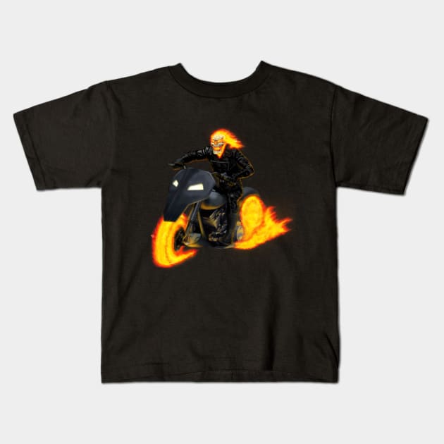 Ghost Rider Kids T-Shirt by Collector Express